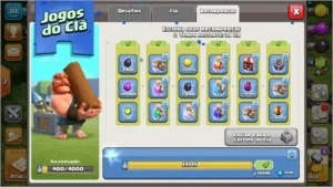 Conta de clash of clans cv 10 bem upada