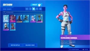 CONTA FORTNITE COM 3 OGS - PINK GHOUL-RENEGADE-SKULL TROOPER