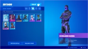 CONTA FORTNITE COM 3 OGS - PINK GHOUL-RENEGADE-SKULL TROOPER