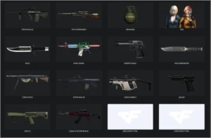 conta crossfire com 2 armas VIPS