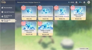 CONTA P/ XIAO  5 ⭐ LANÇA DE JADE + KEQING C1 + VENTI + QIQI - Genshin Impact