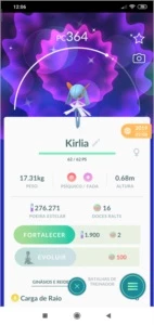 Kirlia shiny - Pokemon GO