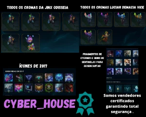 Conta lol 2016/2017 - League of Legends