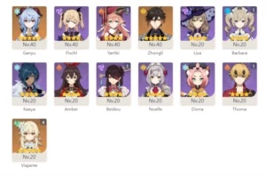 GANYU + ZHONGLI + JADE PRIMITIVA AR 29 - Genshin Impact