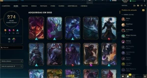 CONTA MUITO TOP! DESAPEGO, OPORTUNIDADE ÚNICA - League of Legends LOL