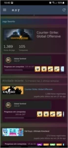 Conta steam level 14 e csgo e com medalhas de serviços