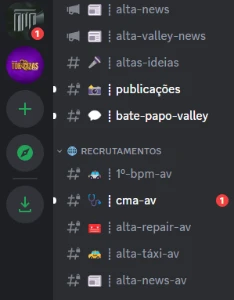 Discord Com Wl Cidade Alta E Fivem Torcidas - GTA