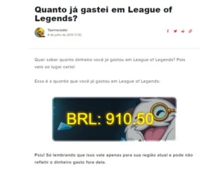CONTA DE LEAGUE OF LEGENDS E CONTA DE STREAM INTERMEDIARIA LOL