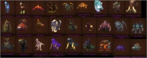 Pack de montarias Galo Mágico Tigre espectral veloz - Blizzard