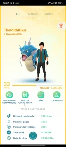 Conta Pokémon Go Lv 33 - Conta Top