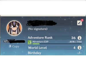 Conta Genshin AR 36 Com 4 Personagens 5 Estrelas