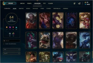 Conta LOL plat 2 - League of Legends