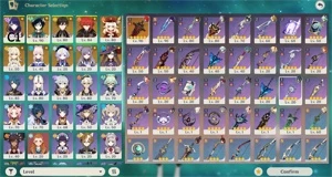 Shogun C1 + Zhongli + Klee + Venti + Kokomi + Tumulo - Genshin Impact