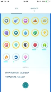 Conta level 34 - Pokemon Go - Pokémon