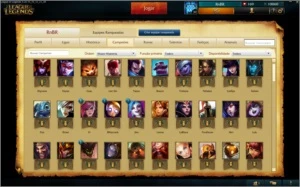 Conta Gold V, 137 champs (todos), 74 skins (Incluindo raras) - League of Legends LOL