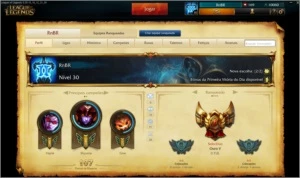 Conta Gold V, 137 champs (todos), 74 skins (Incluindo raras) - League of Legends LOL
