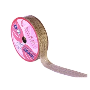Fita de Juta 1020 Natural 2 cm - Rolo com 10 m - Artesanato e Personalizados