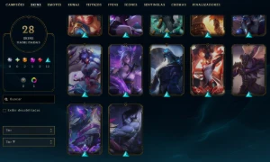 Conta Lol Bronze, 28 Skins, 2 Ultimate, 1 Mitica, 2 Lendaria - League of Legends