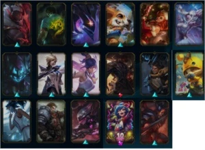 CONTA PLATINA - 60% DE WINRATE - COM SKIN E RP - League of Legends LOL