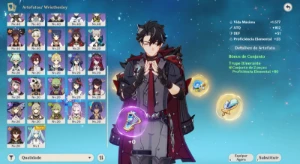 Conta Genshin Impact | Diluc + Lohen + Wriothesley