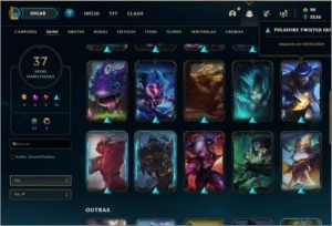Conta Diamante IV baratinha - League of Legends LOL