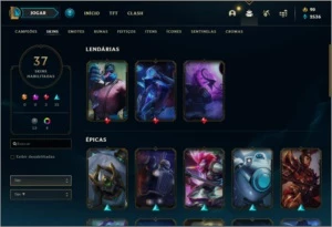 Conta Diamante IV baratinha - League of Legends LOL