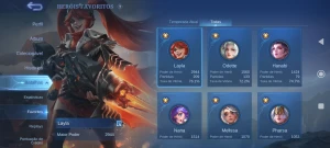 Conta com 115 skins, 67 heróis, nível celestial 31 - Mobile Legends