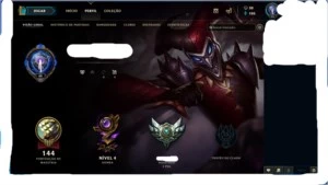 Conta league of legends lvl 65 LOL