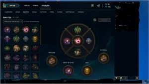 Conta league of legends lvl 65 LOL