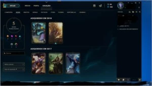 Conta league of legends lvl 65 LOL