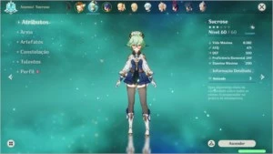 CONTA GENSHIN IMPACT AR 34 - 13 PERSONAGENS