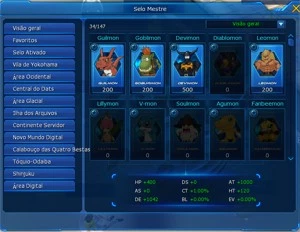 Conta LADMO Omegamon - Digimon Masters Online