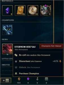 Conta de League of Legends Platina 3 LOL