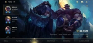Conta Wild Rift D1 S2 e D3 na temporada atual. - League of Legends: Wild Rift LOL WR