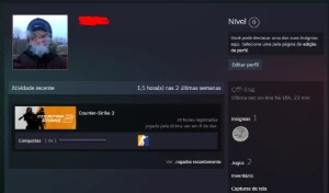 CONTA CS2 com Prime + Insígnia de Lealdade + Medalha 5 Anos - Counter Strike