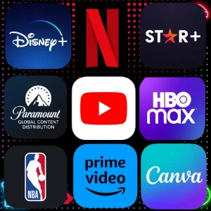 Hbo/ Netflix/ Youtube/ Star+Disney/Canva/ Paramount/ Nba -E - Assinaturas e Premium