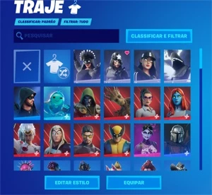 Conta Fortnite - SEASON 2 - 174 SKINS - 110 PICARETAS!