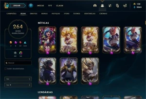 Conta Lol Ouro IV - League of Legends