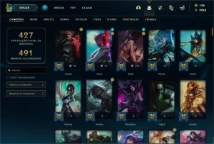 Conta Lol Ouro IV - League of Legends