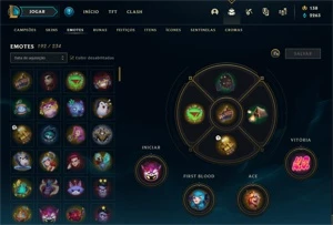 Conta Lol Ouro IV - League of Legends