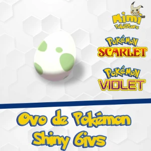 Ovo de Pokémon Shiny 6IVs - Scarlet e Violet - Outros