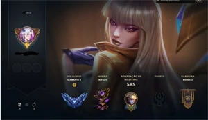 Conta LoL 23 skins prestígio diamante 2 - League of Legends