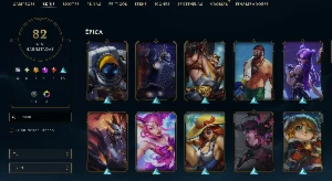 Conta League of Legends Full Acesso - 143 Champs e 82 Skins LOL