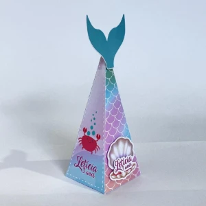 Kit Festa 20 Lembrancinhas Sereia Personalizadas - Artesanato e Personalizados