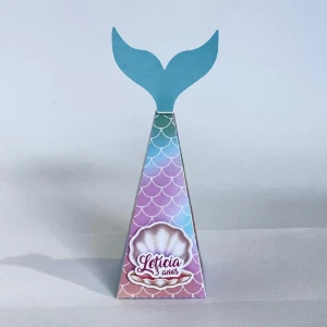 Kit Festa 20 Lembrancinhas Sereia Personalizadas - Artesanato e Personalizados