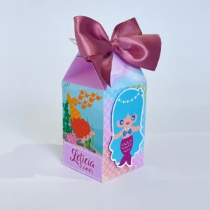 Kit Festa 20 Lembrancinhas Sereia Personalizadas - Artesanato e Personalizados