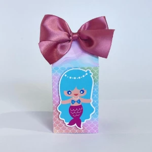 Kit Festa 20 Lembrancinhas Sereia Personalizadas - Artesanato e Personalizados
