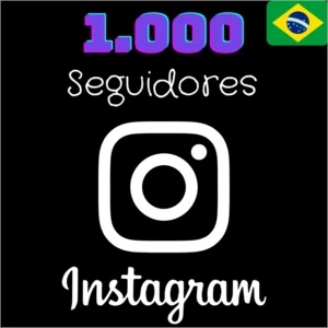 Seguidores Brasileiros no Instagram 1.000 - Gift Cards