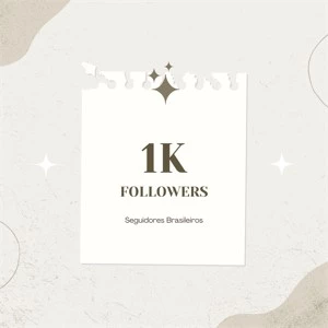 Seguidores Brasileiros Instagram R$29,99 - Redes Sociais
