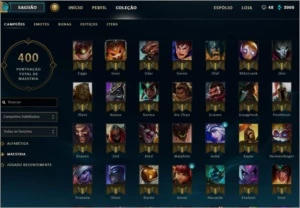 CONTA LOL PRATA I / 43 SKINS // 102 CHAMP // ÓTIMO MMR - League of Legends